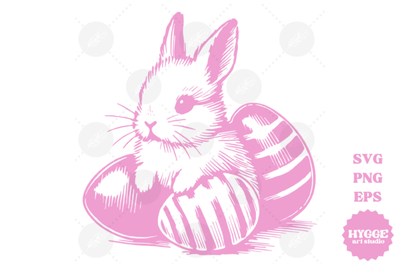 Download Vintage Easter Bunny SVG Farm Rabbit PNG - Vintage easter Collection