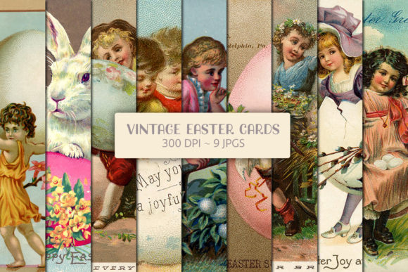 Download Vintage Easter Card Collection - Vintage easter Collection