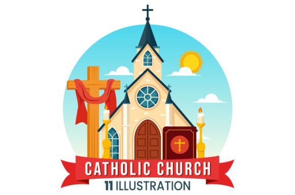 Download 11 Catholic Church Illustration - Premium Resources