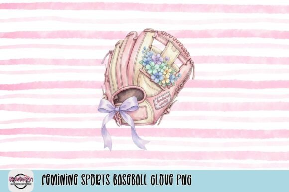 Download Feminine Sports Baseball Glove PNG - Feminine sports Collection