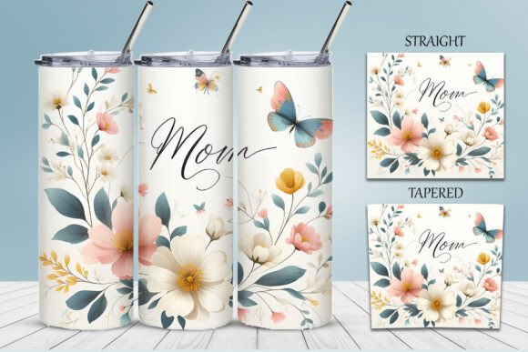 Download Elegant Floral Mom Illustration - Mom illustration Collection