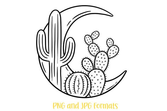 Download Cacti and Moon Wreath Flower PNG Graphic - Flower png Collection
